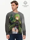 Мужской лонгслив базовый / Code Geass art gray (P007_P004ooo1585177, P004ooo1585177)