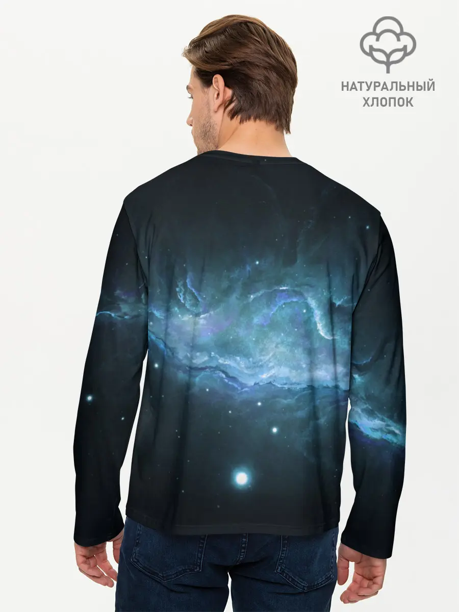 Мужской лонгслив базовый / NASA (P007_P004ooo1585309, P004ooo1585309)
