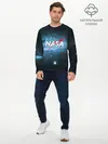 Мужской лонгслив базовый / NASA (P007_P004ooo1585309, P004ooo1585309)