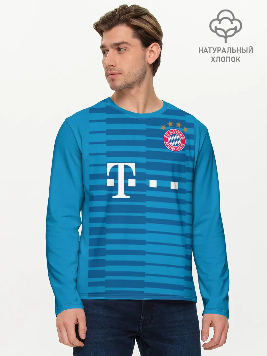 Мужской лонгслив базовый / Neuer home 18-19 (P007_P004ooo1587171, P004ooo1587171)