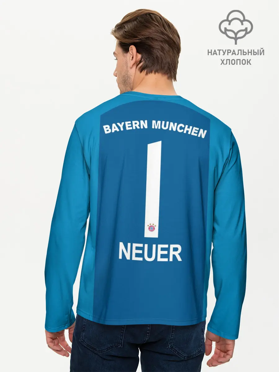 Мужской лонгслив базовый / Neuer home 18-19 (P007_P004ooo1587171, P004ooo1587171)