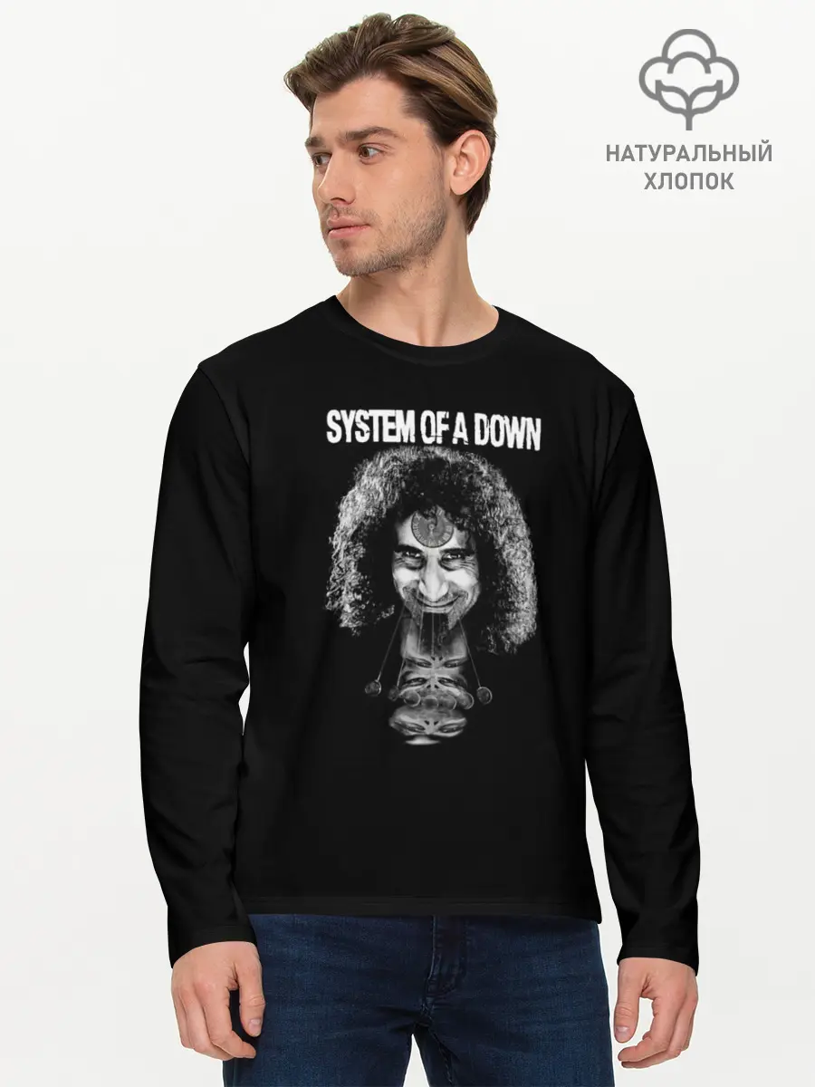 Мужской лонгслив базовый / System of a Down (P007_P004ooo1587355, P004ooo1587355)