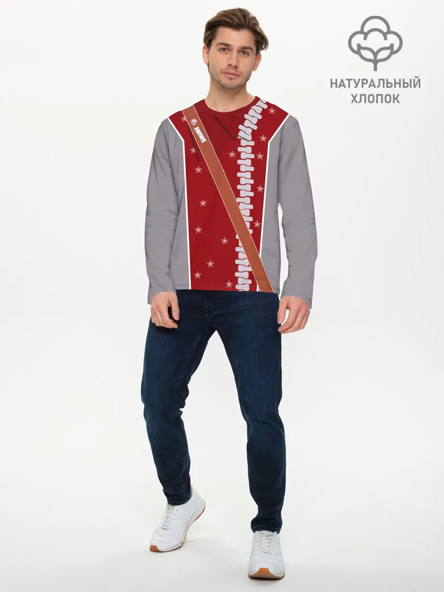 Мужской лонгслив базовый / Fortnite: Штурмовик (P007_P004ooo1587623, P004ooo1587623)
