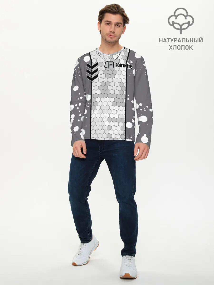Мужской лонгслив базовый / Fortnite: Мастер сюрикенов (P007_P004ooo1588235, P004ooo1588235)