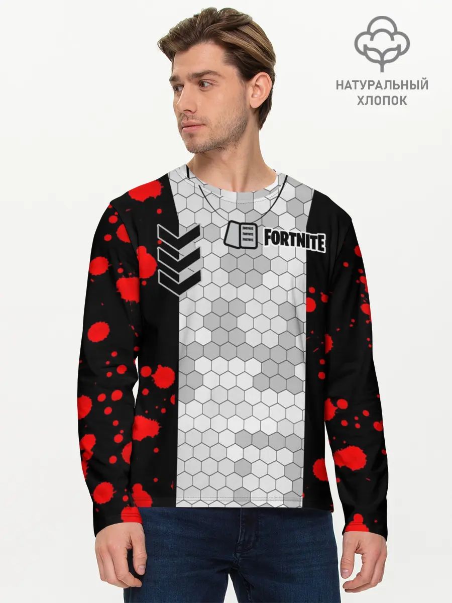 Мужской лонгслив базовый / Fortnite: Штурмовик (P007_P004ooo1588249, P004ooo1588249)