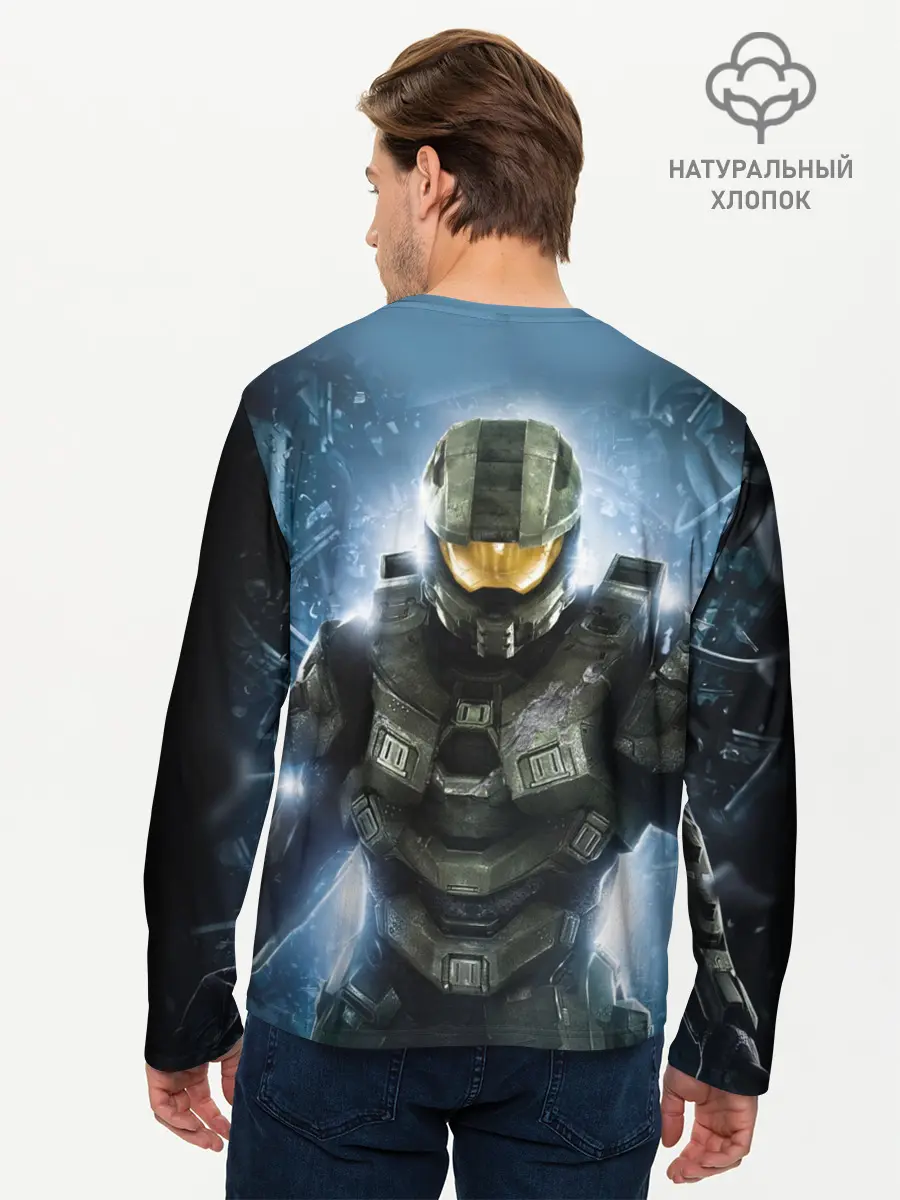 Мужской лонгслив базовый / Halo (P007_P004ooo1586405, P004ooo1586405)