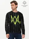 Мужской лонгслив базовый / WATCH DOGS 2 (P007_P004ooo1586465, P004ooo1586465)