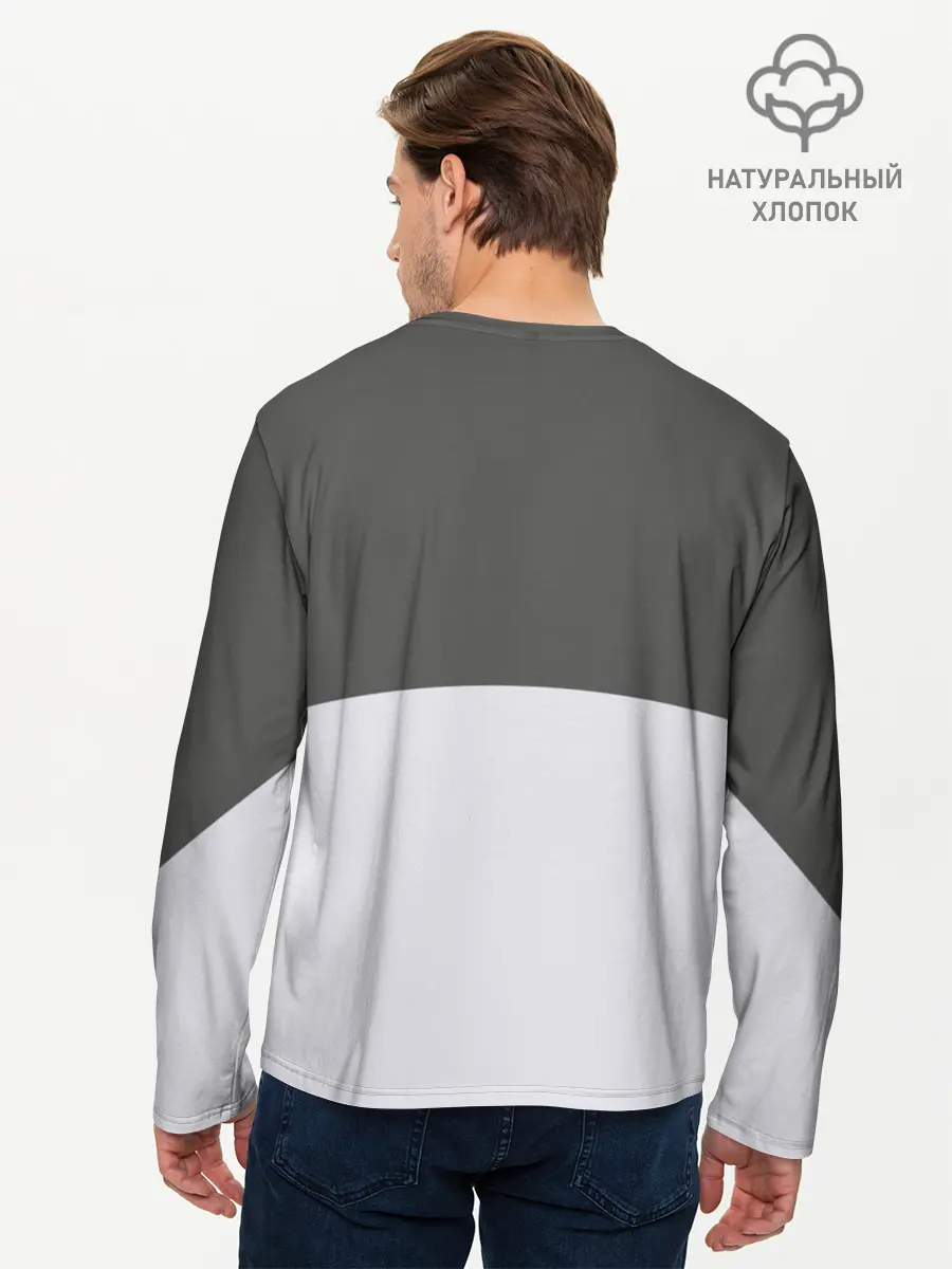 Мужской лонгслив базовый / Большой Тоторо (P007_P004ooo1591043, P004ooo1591043)