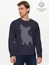 Мужской лонгслив базовый / Корги (P007_P004ooo1598861, P004ooo1598861)