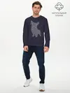 Мужской лонгслив базовый / Корги (P007_P004ooo1598861, P004ooo1598861)