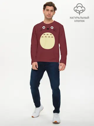 Мужской лонгслив базовый / Я - Тоторо (P007_P004ooo1594573, P004ooo1594573)