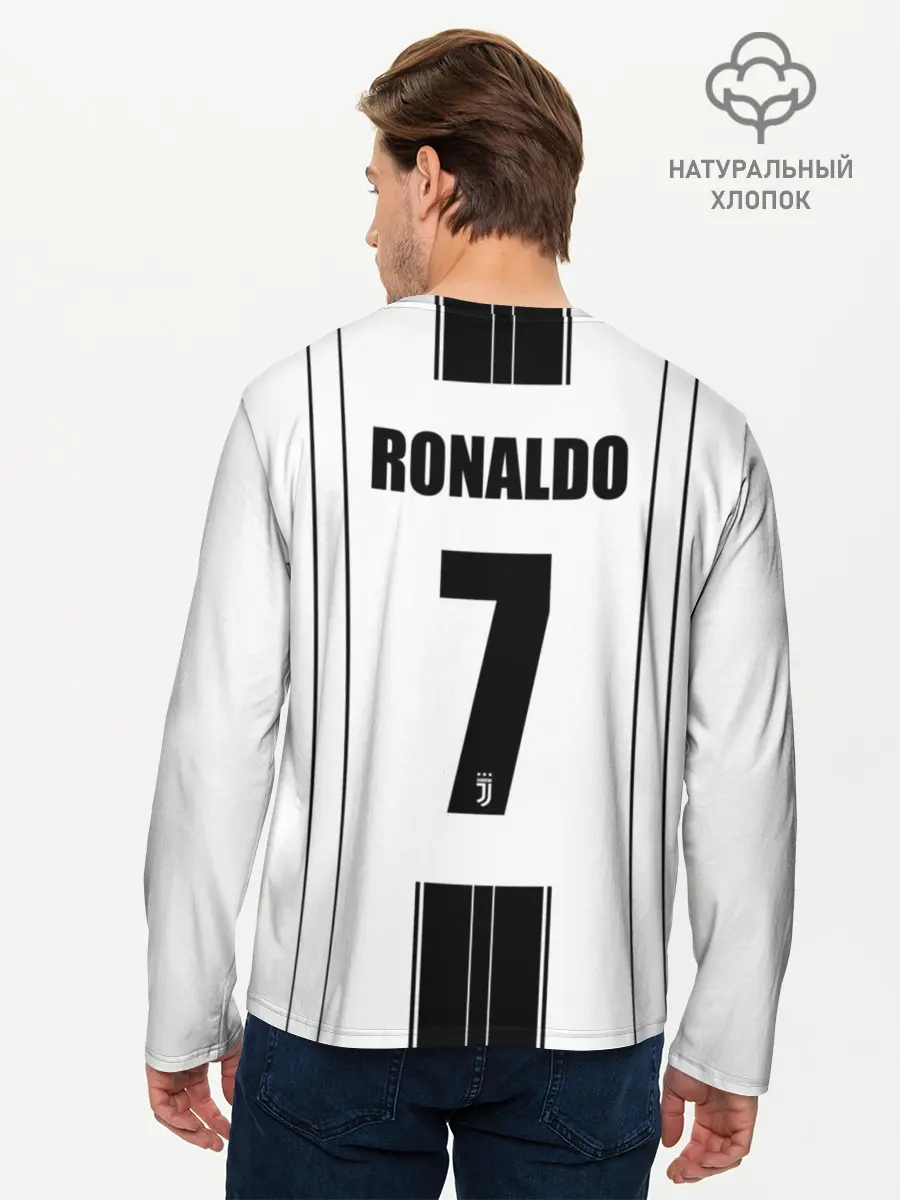 Мужской лонгслив базовый / JUVENTUS. (P007_P004ooo1595643, P004ooo1595643)