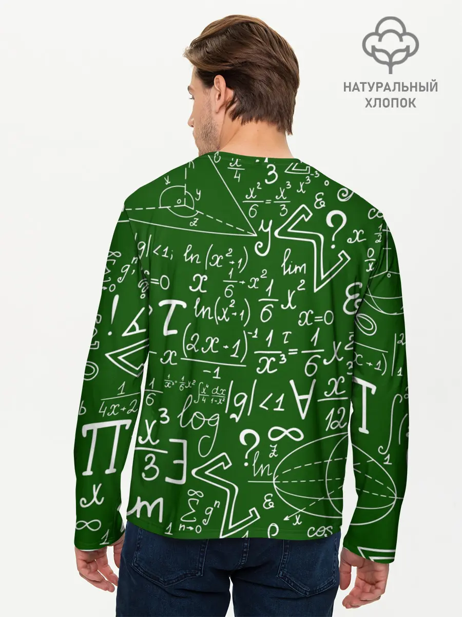 Мужской лонгслив базовый / ФОРМУЛЫ ФИЗИКА (P007_P004ooo1604681, P004ooo1604681)