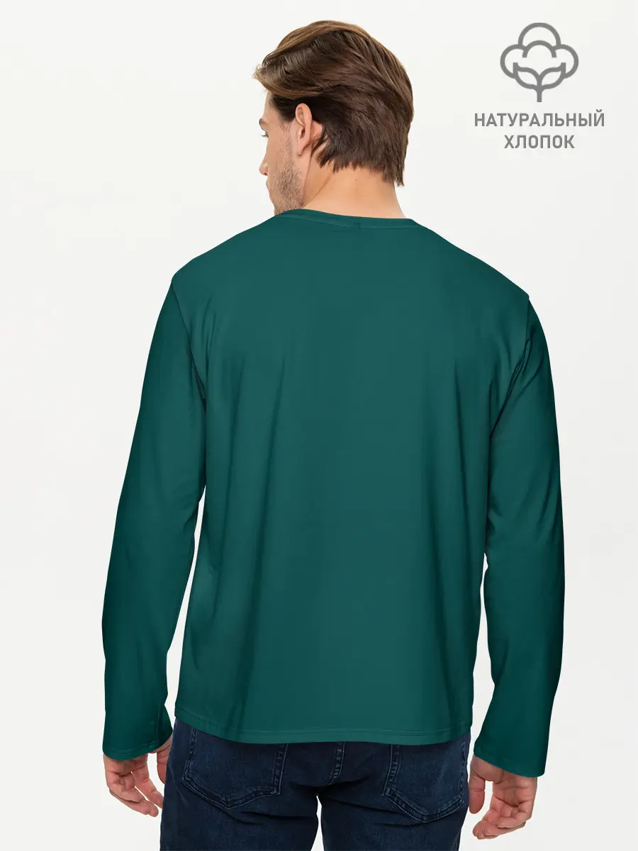 Мужской лонгслив базовый / Корги (P007_P004ooo1598869, P004ooo1598869)