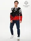 Мужской лонгслив базовый / БРЫЗГИ КРАСОК (P007_P004ooo1600855, P004ooo1600855)
