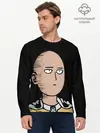 Мужской лонгслив базовый / One-Punch Man Ванпачмен (P007_P004ooo1601423, P004ooo1601423)