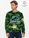 Мужской лонгслив базовый / Мир юрского периода (P007_P004ooo1602059, P004ooo1602059)