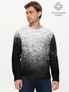 Мужской лонгслив базовый / БРЫЗГИ КРАСОК ЧЁРНЫЙ (P007_P004ooo1606441, P004ooo1606441)