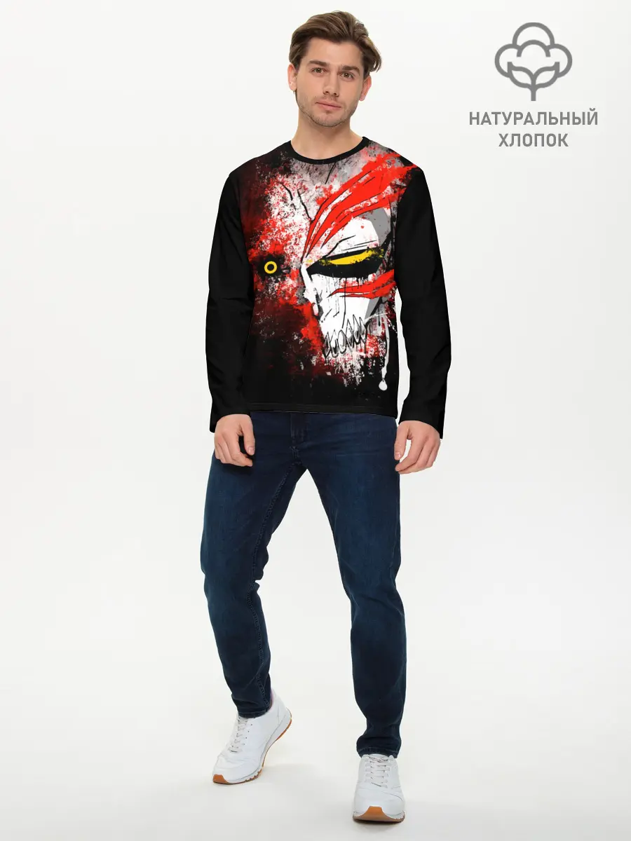 Мужской лонгслив базовый / BLEACH face (P007_P004ooo1606661, P004ooo1606661)