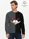Мужской лонгслив базовый / KUROKUMA x MONOKUMA (P007_P004ooo1606831, P004ooo1606831)