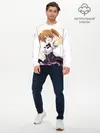 Мужской лонгслив базовый / Ирина Шидо | High School DxD (P007_P004ooo1607457, P004ooo1607457)