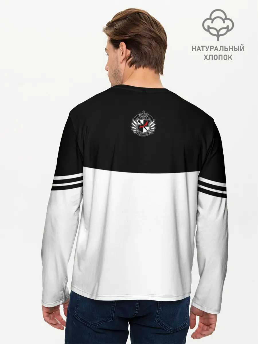 Мужской лонгслив базовый / MONOKUMA SCHOOL ФОРМА (P007_P004ooo1607709, P004ooo1607709)