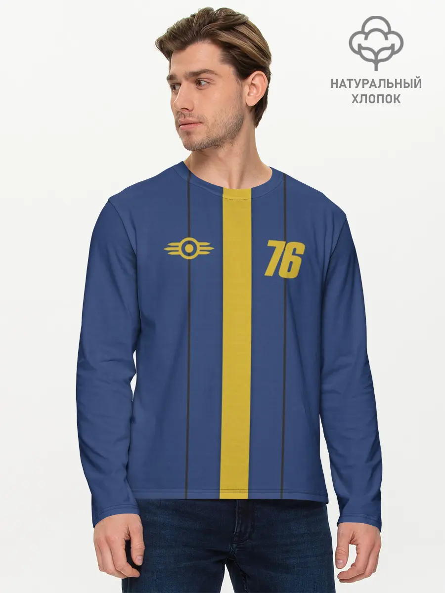 Мужской лонгслив базовый / FALLOUT 76 КОСТЮМ (P007_P004ooo1607735, P004ooo1607735)