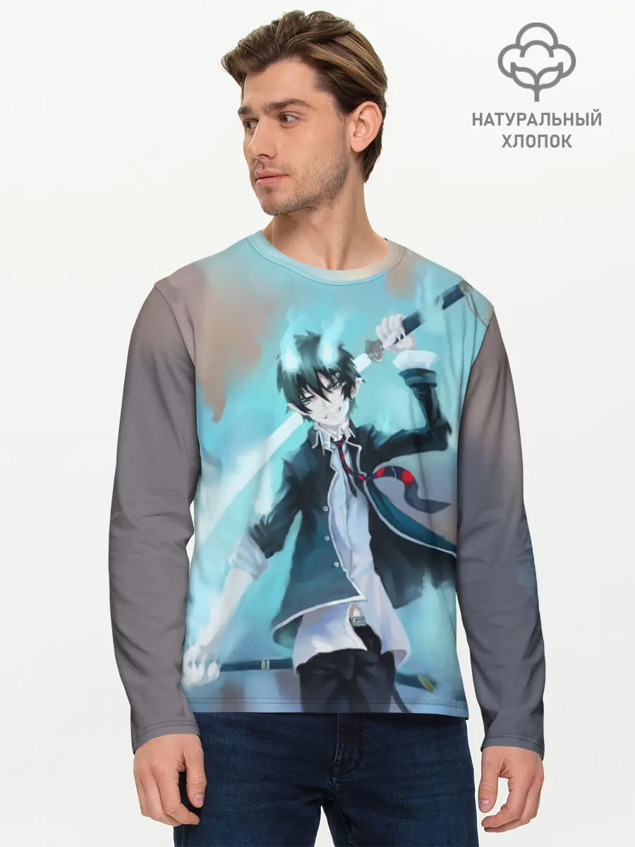 Мужской лонгслив базовый / Rin Okumura (P007_P004ooo1608031, P004ooo1608031)