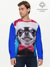 Мужской лонгслив базовый / рождество (P007_P004ooo1609421, P004ooo1609421)