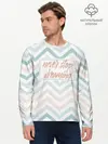 Мужской лонгслив базовый / Никогда не переставай мечтать (P007_P004ooo1608861, P004ooo1608861)