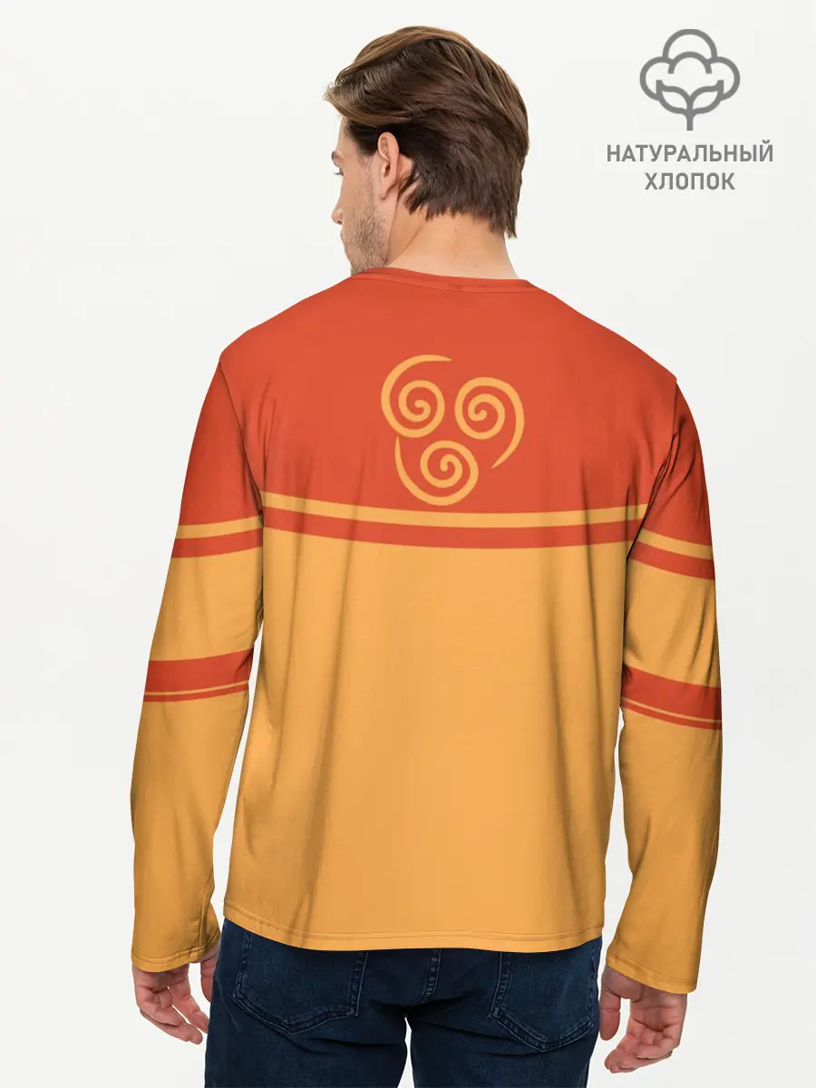 Мужской лонгслив базовый / AVATAR - AANG (P007_P004ooo1609091, P004ooo1609091)