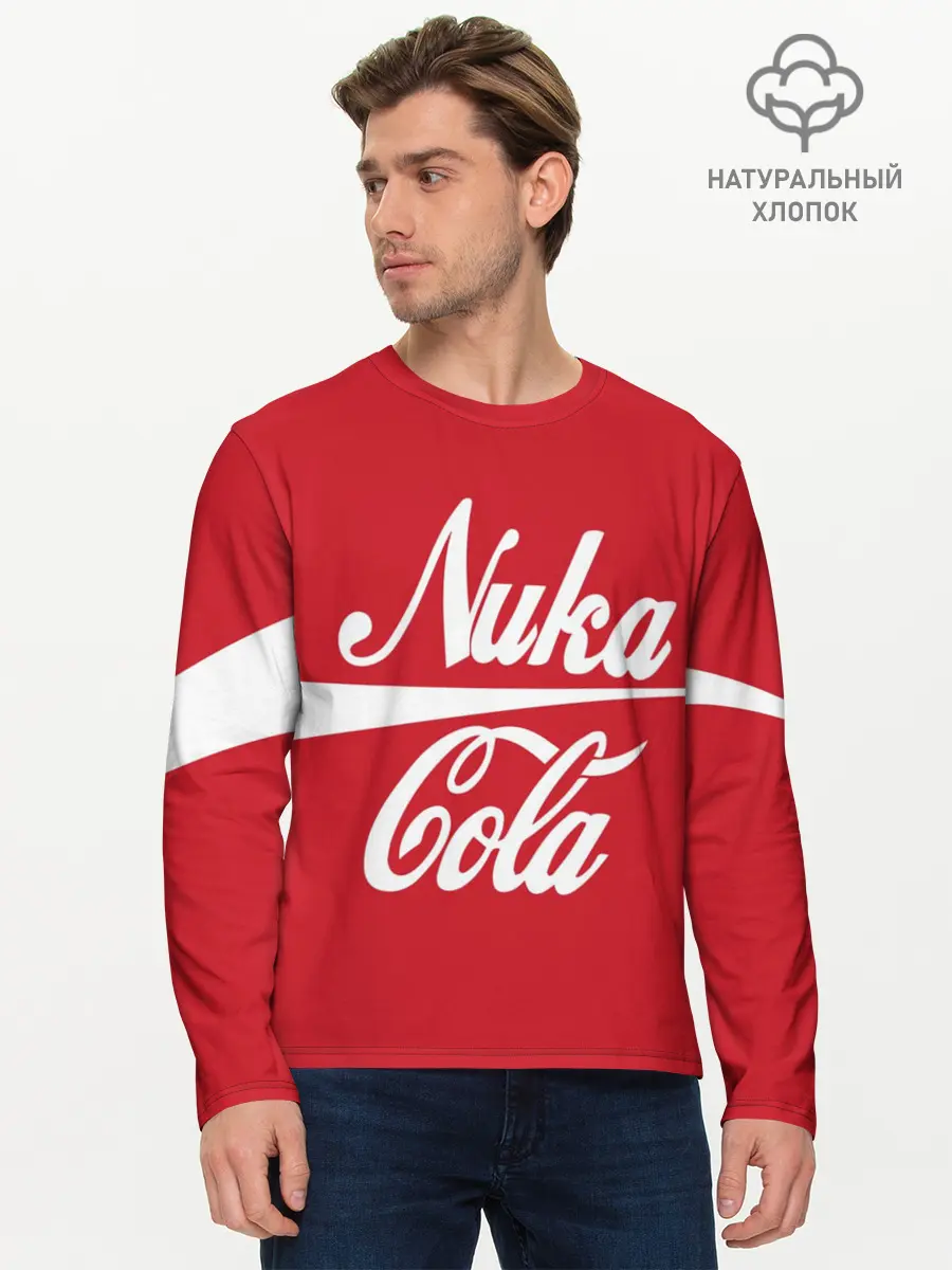 Мужской лонгслив базовый / NUKA COLA (P007_P004ooo1611665, P004ooo1611665)