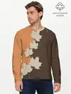 Мужской лонгслив базовый / ОСЕННИЕ ЛИСТЬЯ (P007_P004ooo1611701, P004ooo1611701)