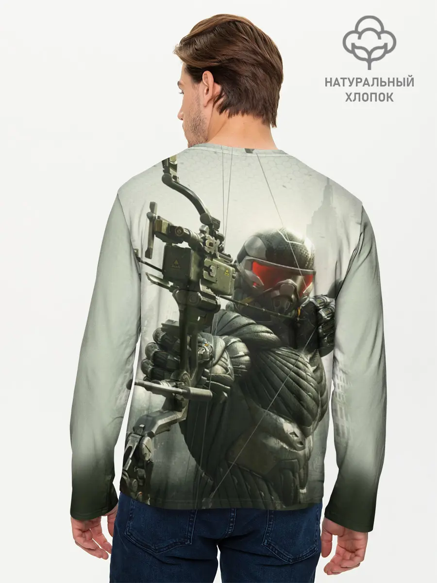 Мужской лонгслив базовый / Crysis (P007_P004ooo1610791, P004ooo1610791)