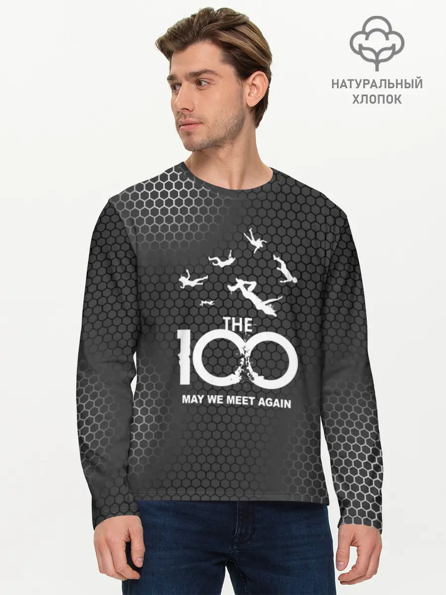 Мужской лонгслив базовый / The 100 (P007_P004ooo1610973, P004ooo1610973)