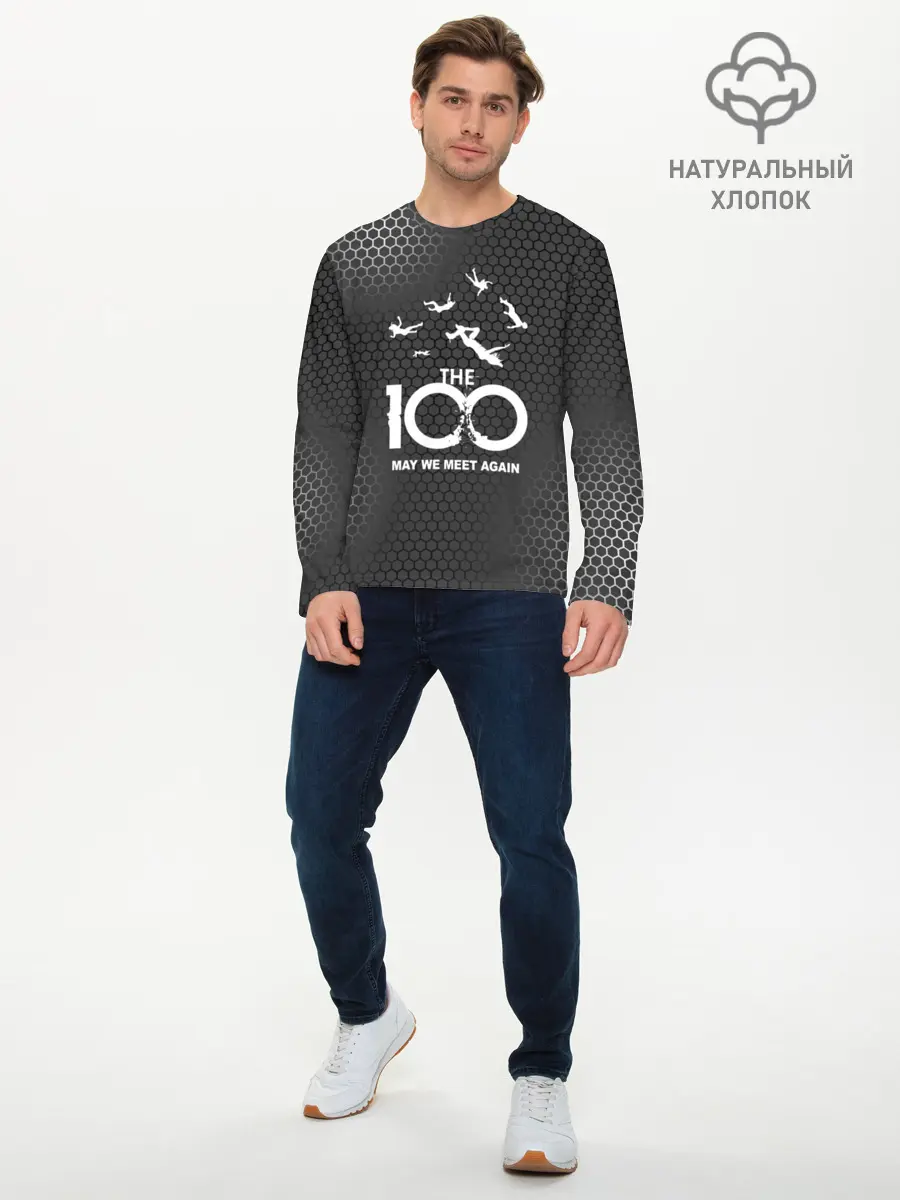 Мужской лонгслив базовый / The 100 (P007_P004ooo1610973, P004ooo1610973)
