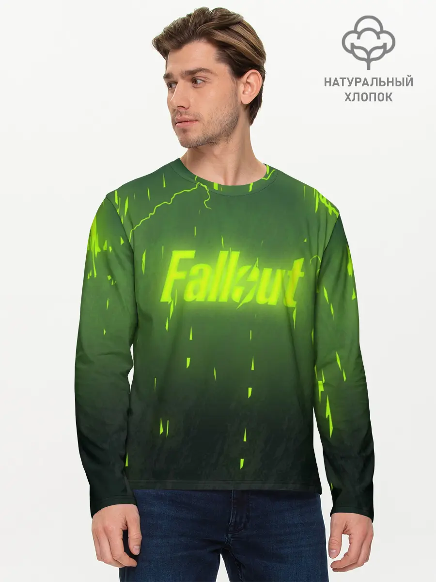 Мужской лонгслив базовый / FALLOUT RADSTORM (P007_P004ooo1612879, P004ooo1612879)