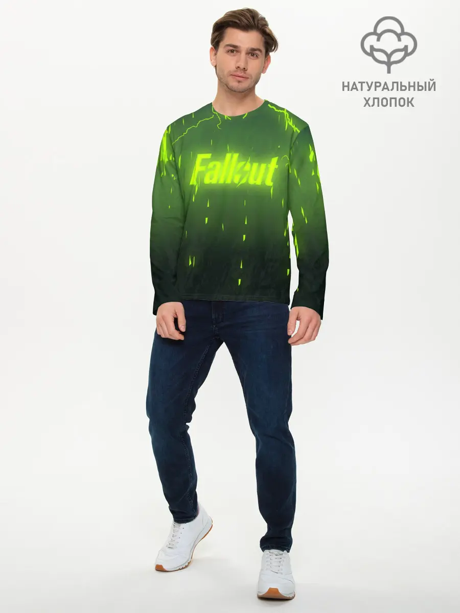 Мужской лонгслив базовый / FALLOUT RADSTORM (P007_P004ooo1612879, P004ooo1612879)