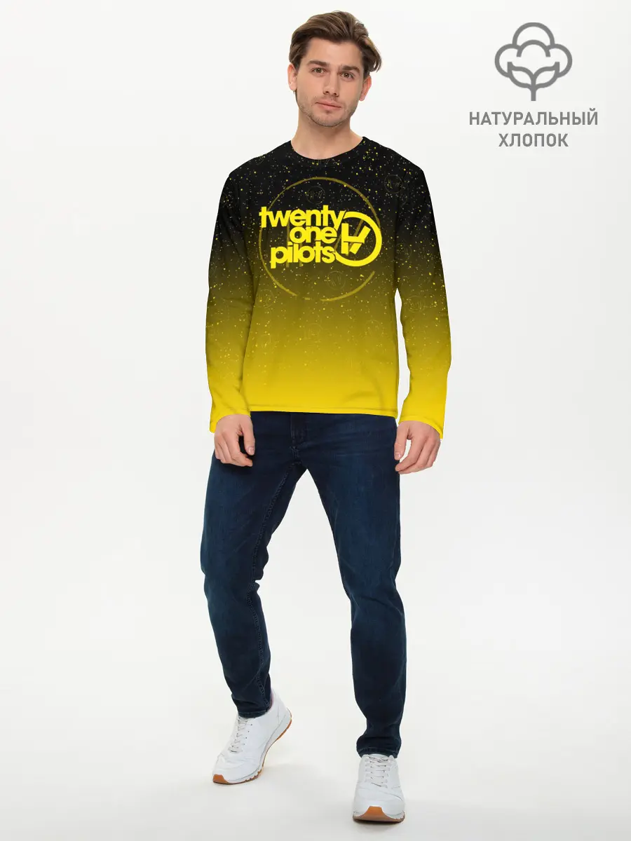 Мужской лонгслив базовый / TWENTY ONE PILOTS TOP (P007_P004ooo1612903, P004ooo1612903)