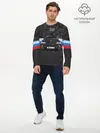 Мужской лонгслив базовый / BMW X5 (P007_P004ooo1612273, P004ooo1612273)
