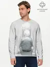 Мужской лонгслив базовый / Snow (P007_P004ooo1614741, P004ooo1614741)