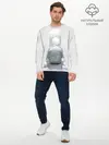 Мужской лонгслив базовый / Snow (P007_P004ooo1614741, P004ooo1614741)