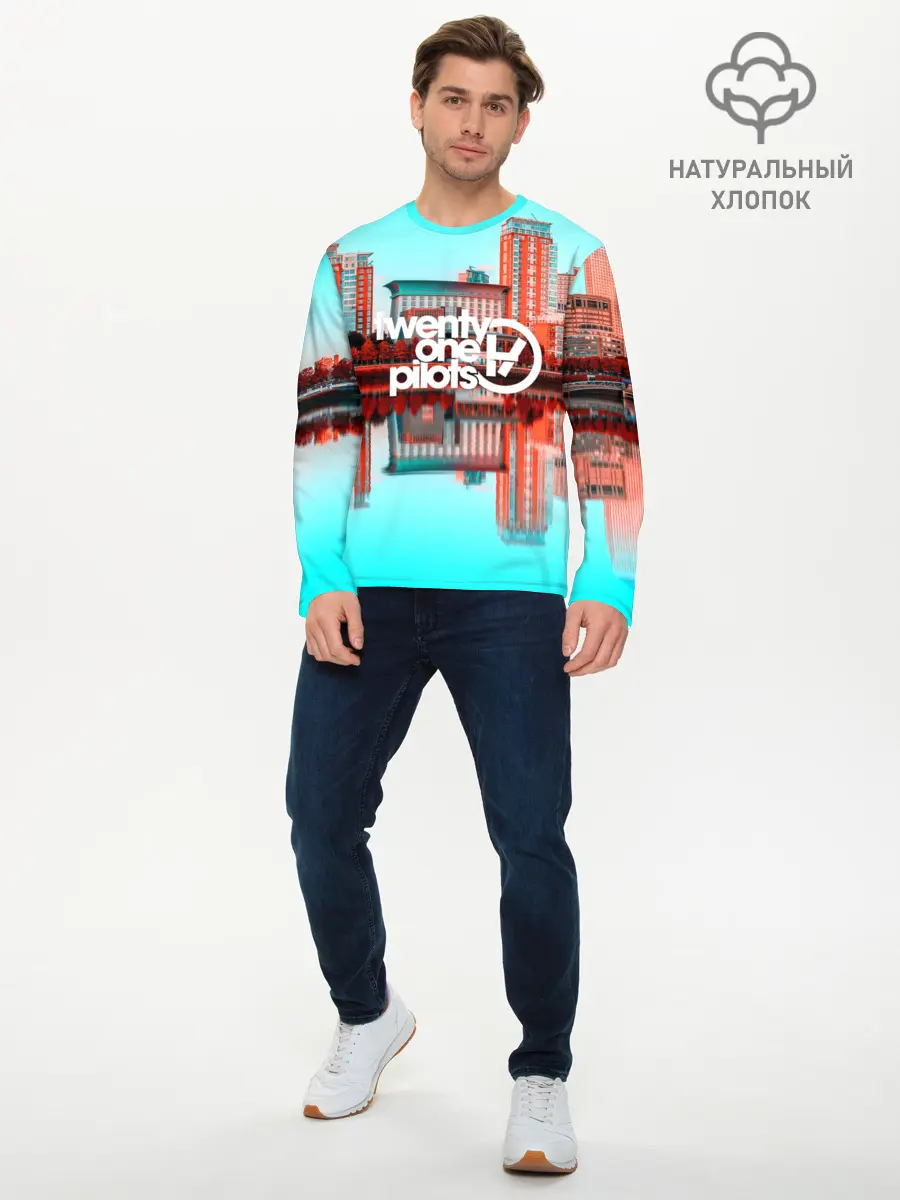Мужской лонгслив базовый / TWENTY ONE PILOTS (P007_P004ooo1614983, P004ooo1614983)