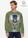 Мужской лонгслив базовый / Евангелион (P007_P004ooo1613931, P004ooo1613931)