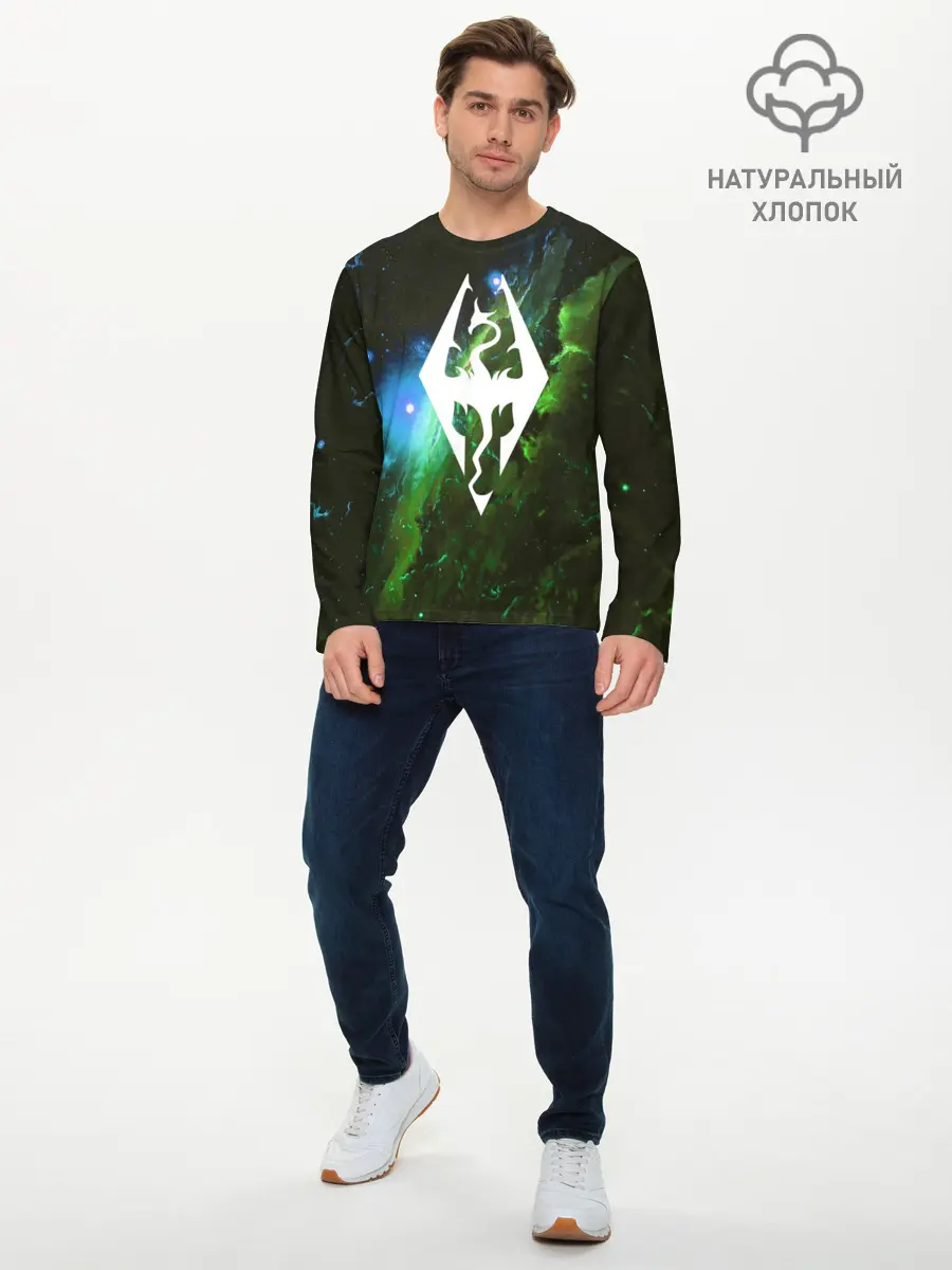 Мужской лонгслив базовый / THE ELDER SCROLLS (P007_P004ooo1615523, P004ooo1615523)
