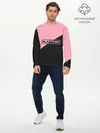 Мужской лонгслив базовый / Black Pink (P007_P004ooo1615741, P004ooo1615741)