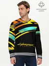 Мужской лонгслив базовый / CyberPunk 2077 (P007_P004ooo1616951, P004ooo1616951)