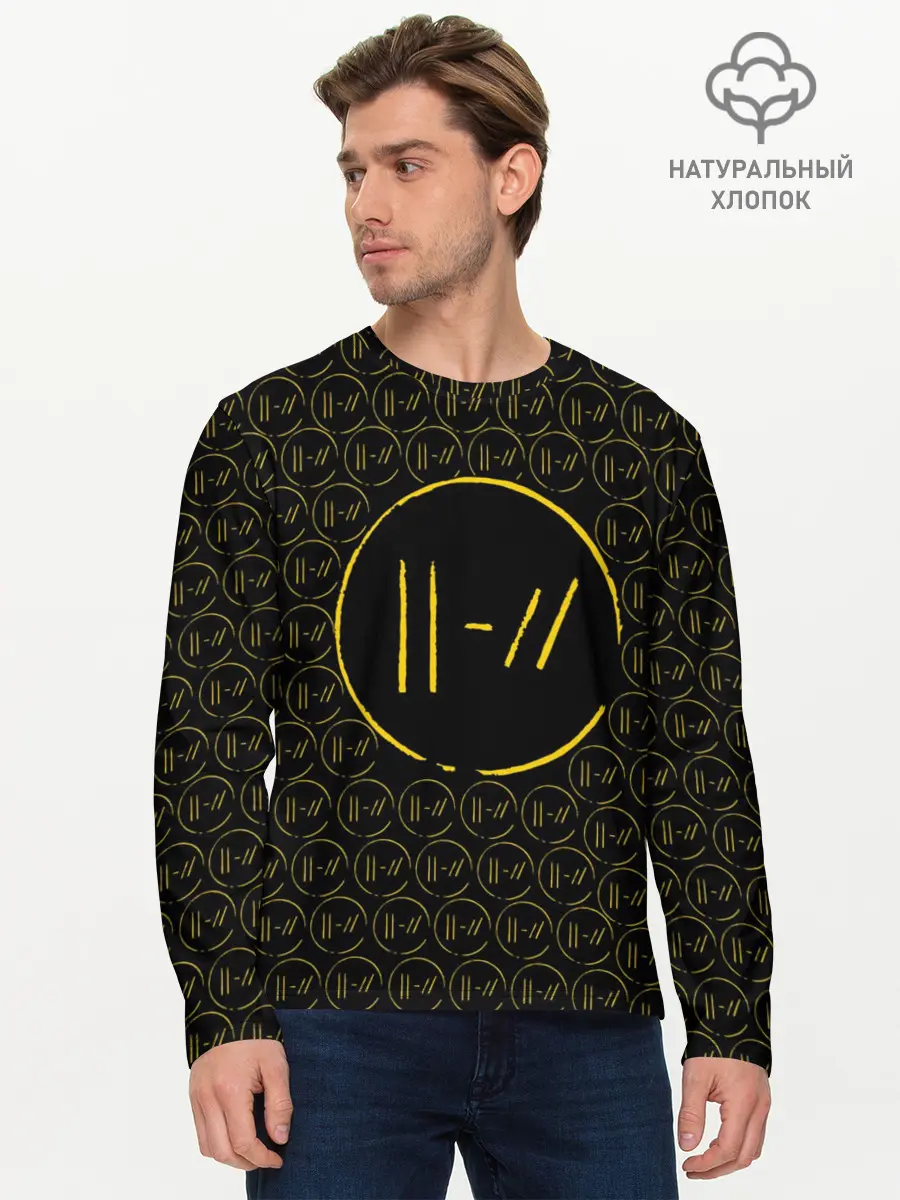 Мужской лонгслив базовый / TWENTY ONE PILOTS / TOP (P007_P004ooo1616687, P004ooo1616687)