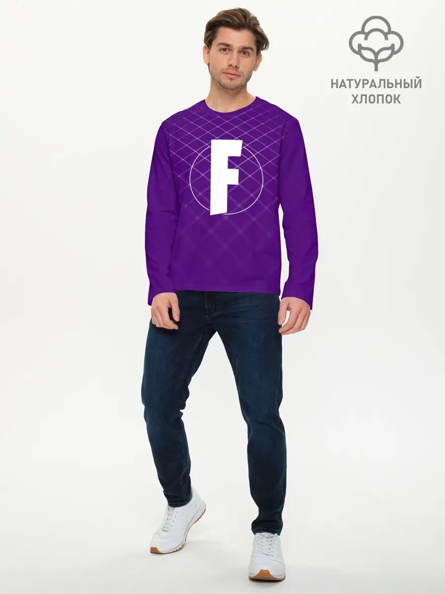 Мужской лонгслив базовый / FORNITE (P007_P004ooo1621781, P004ooo1621781)