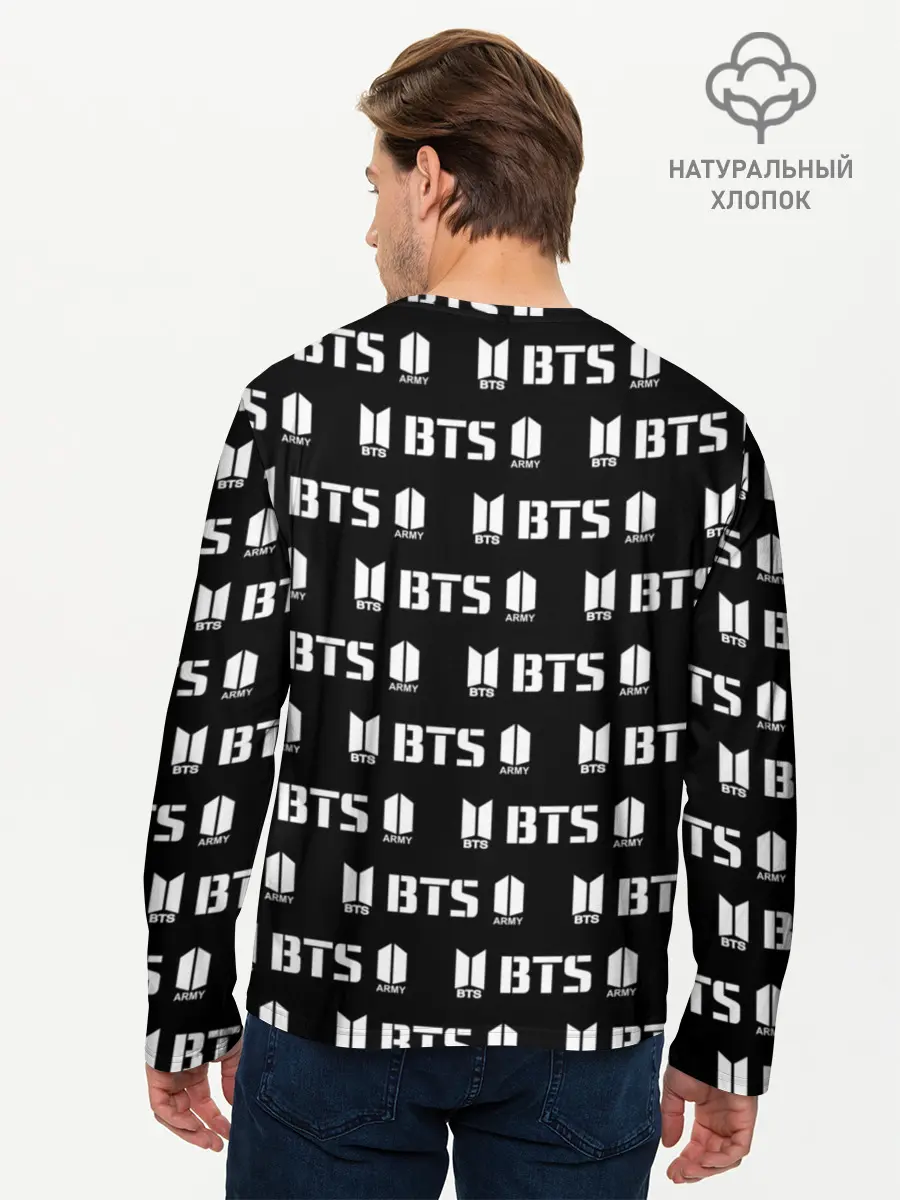 Мужской лонгслив базовый / BTS (P007_P004ooo1621623, P004ooo1621623)